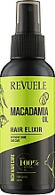 Парфумерія, косметика Еліксир для волосся - Revuele Macadamia Oil Hair Elixir