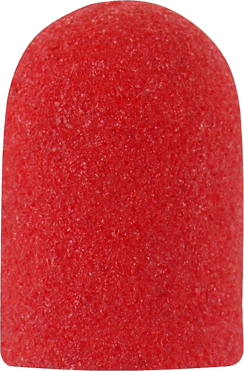 Колпачок красный, диаметр 16 мм, абразивность 120 грит, CR-16-120 - Nail Drill — фото N1