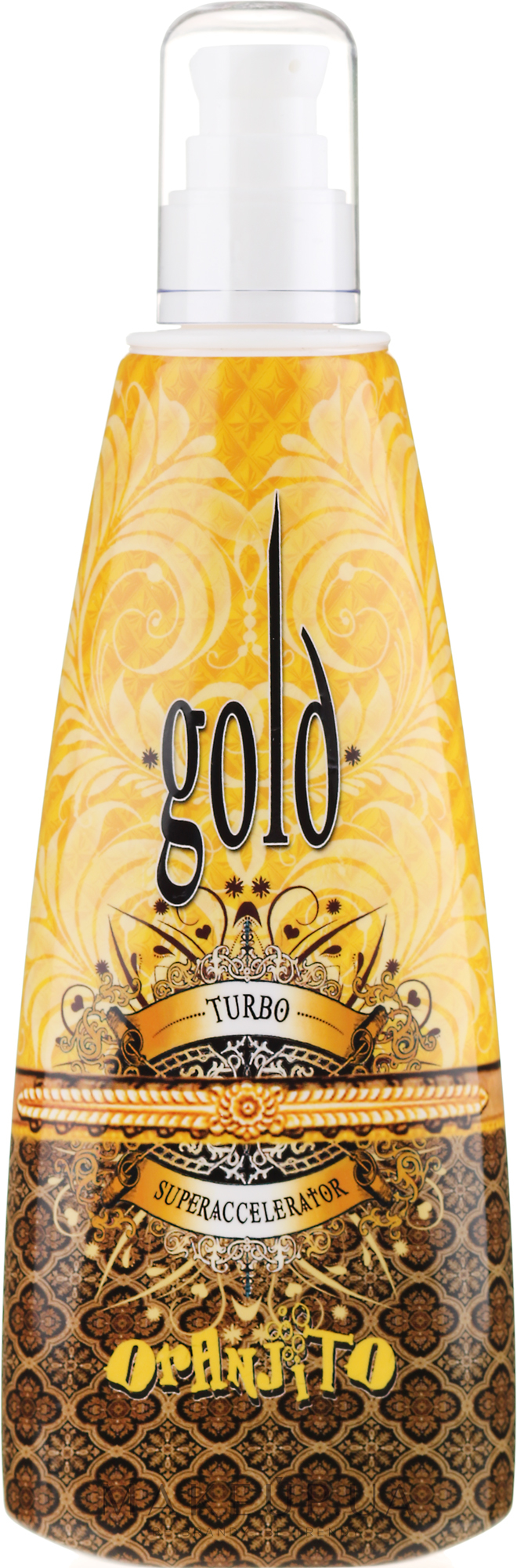 Молочко для засмаги в солярії - Oranjito Max. Effect Gold Turbo — фото 250ml