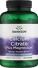 Харчова добавка "Цитрат кальцію й магній" - Swanson Calcium Citrate Plus Magnesium — фото N1