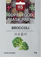 Парфумерія, косметика Маска тканинна для обличчя з екстрактом броколі - V07 Superfood Maskpack Broccoli