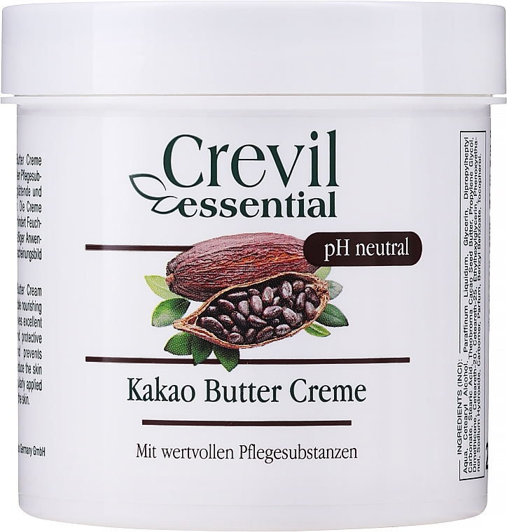 Крем для кожи с маслом какао - Crevil Essential Cocoa Butter Cream — фото N1