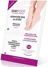 Духи, Парфюмерия, косметика Маска для ног и натуральный пилинг - SheFoot Foot Spa Set Foot Mask & Peeling