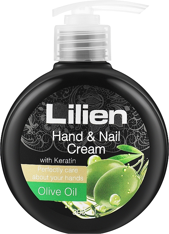 Крем для рук і нігтів "Оливкова олія" - Lilien Olive Oil Hand & Nail Cream — фото N2