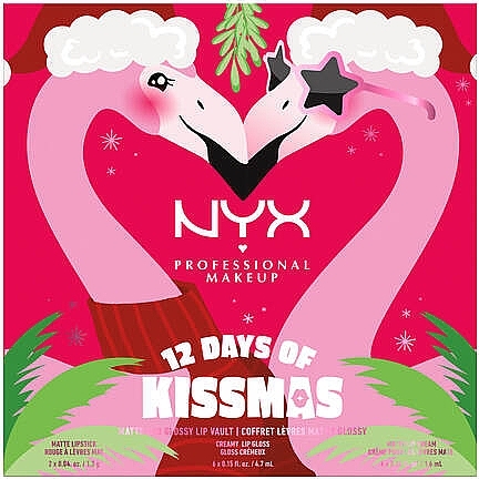 Адвент-календар - NYX Professional Makeup 12 Days Of Kissmas — фото N1