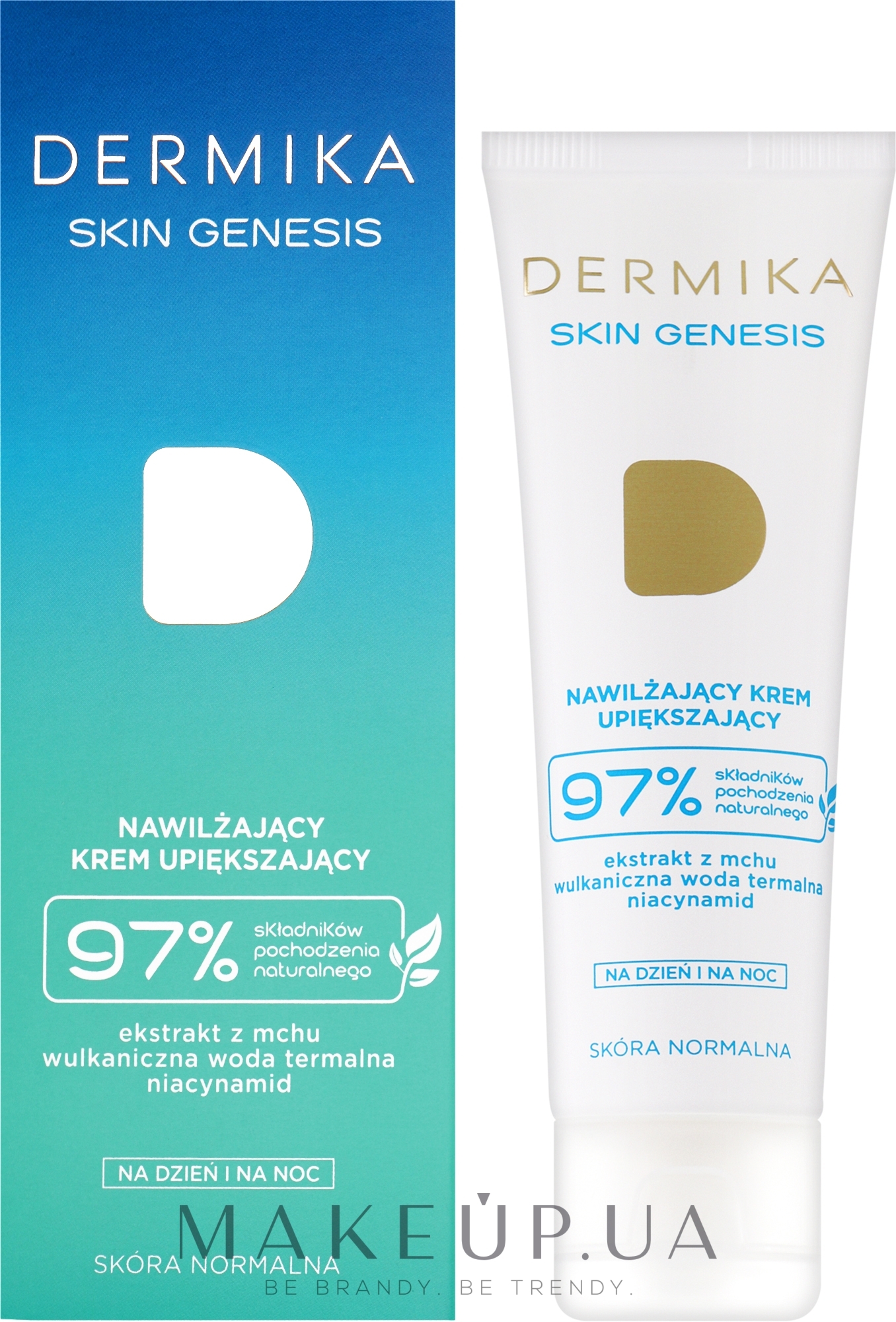 Зволожувальний крем для нормальної шкіри обличчя - Dermika Skin Genesis Moisturising Face Cream — фото 50ml