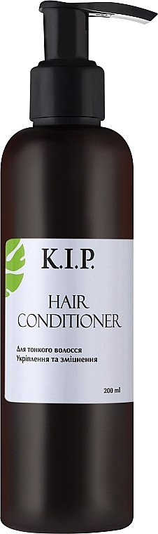 Відновлюючий кондиціонер для тонкого волосся "Зволоження та зміцнення" - K.I.P. Conditioner — фото N1