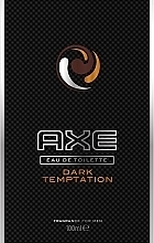 Axe Dark Temptation - Туалетная вода — фото N2