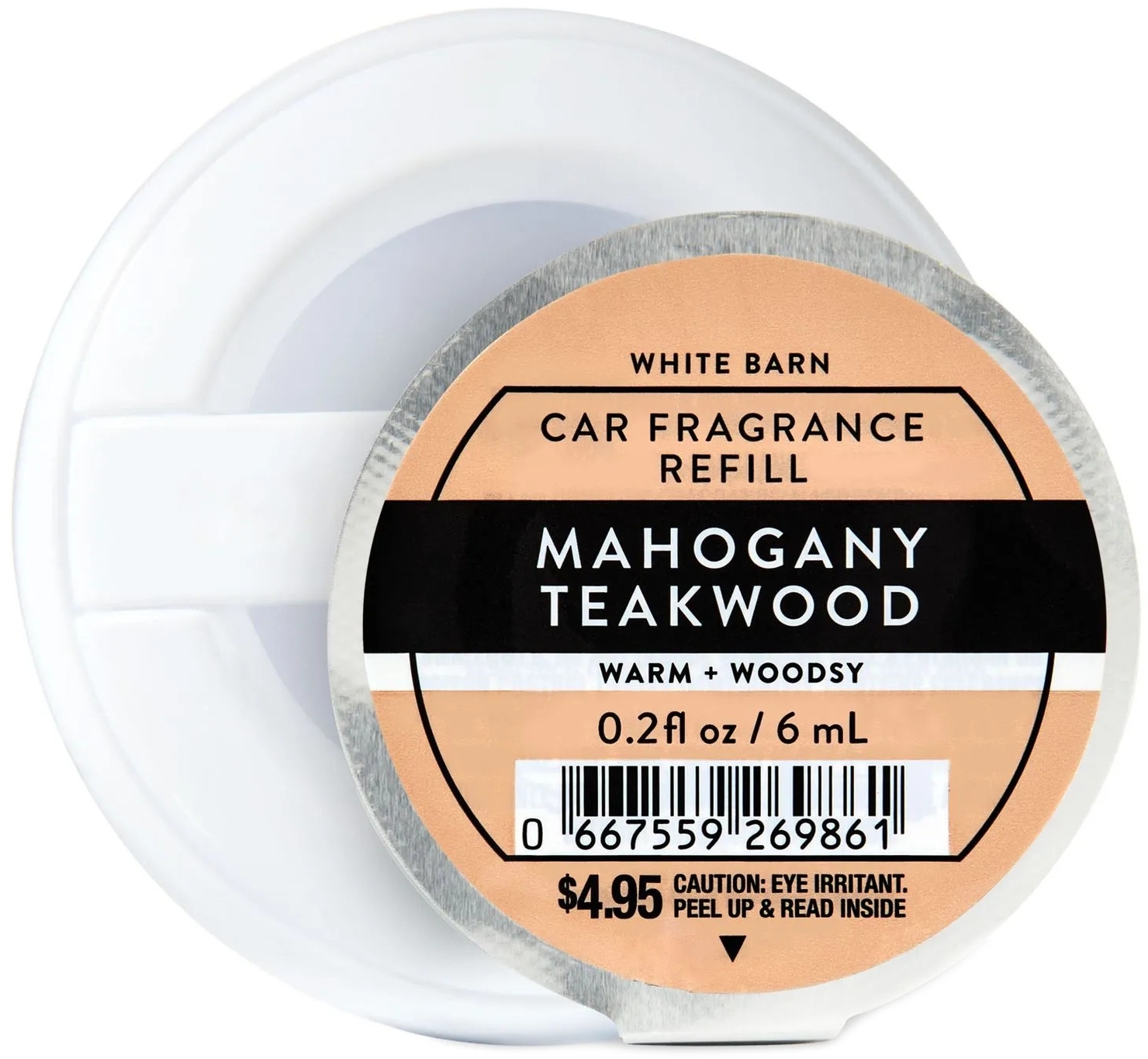 Ароматизатор для авто "Mahogany Teakwood" - Bath And Body Works Mahogany Teakwood Car Fragrance Refill (змінний блок) — фото 6ml