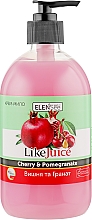 Крем-мило рідке "Вишня-гранат" - ElenSee Like Juice — фото N1