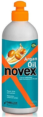 Незмивний кондиціонер для волосся - Novex Argan Oil Leave-In Conditioner — фото N1