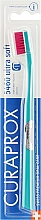 Парфумерія, косметика Зубна щітка CS 5460 "Ultra Soft", D 0,10 мм, бірюзова, малинова щетина - Curaprox