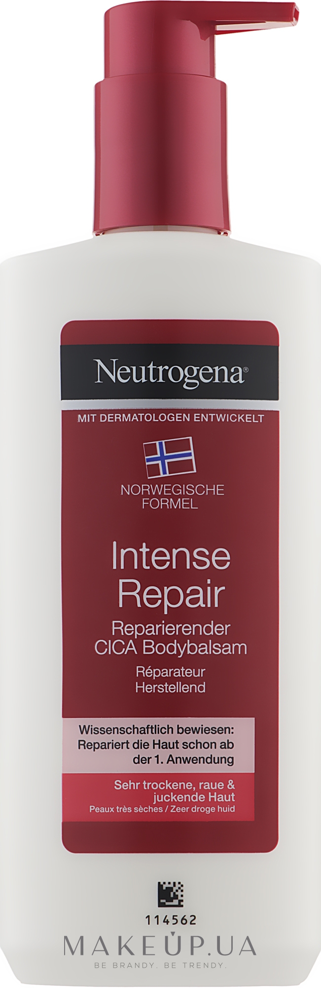 Лосьйон для тіла "Інтенсивне відновлення" - Neutrogena Norwegian Formula Intense Repair Reparierender CICA Bodybalsam — фото 250ml