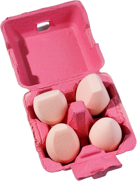 Набір спонжів для макіяжу - Boho Beauty Candy Pink (sponge/4pcs) — фото N2
