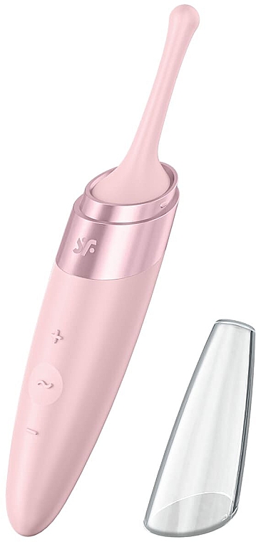 Вибратор для клитора, светло-розовый - Satisfyer Twirling Delight Rose — фото N1