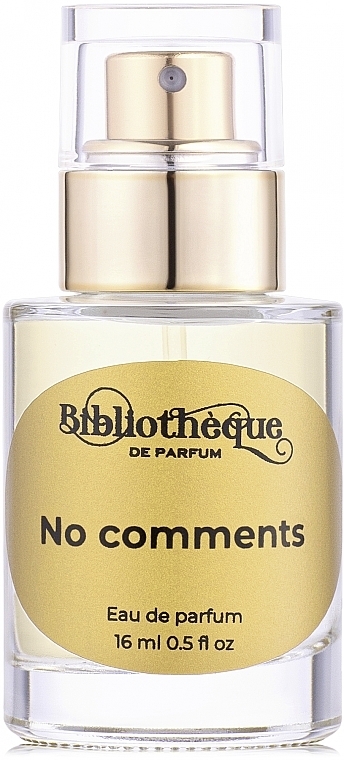 Bibliotheque de Parfum No Comments - Парфюмированная вода (мини)
