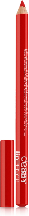 Стойкий карандаш для губ - Debby Long Lasting Lip Pencil — фото N1