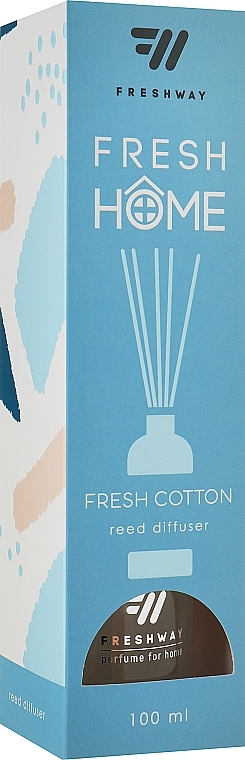 Аромадифузор "Свіжа бавовна" - Fresh Way Fresh Home Fresh Cotton * — фото N3