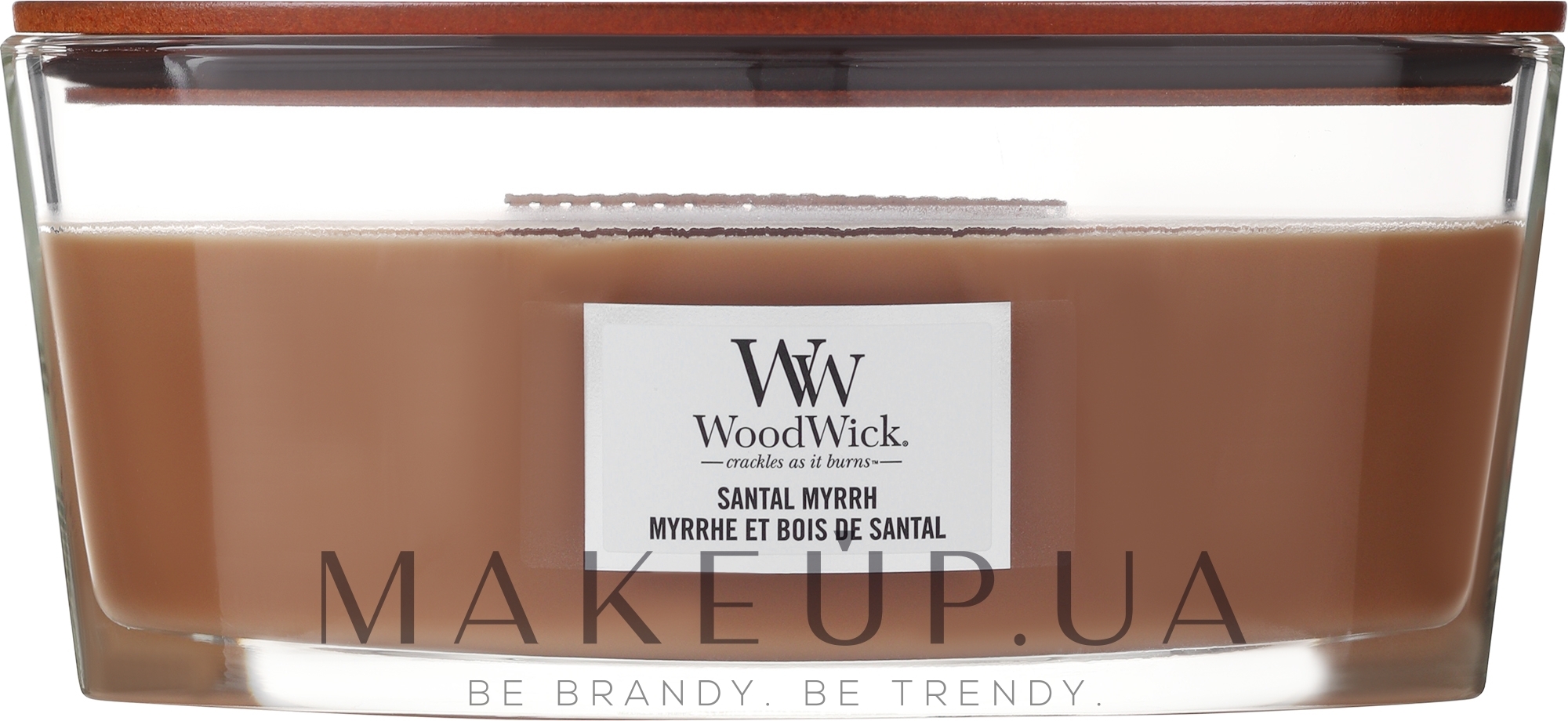 Ароматична свічка - WoodWick Santal Myrrh Candle — фото 453.6g