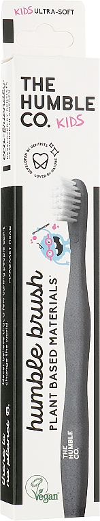 Детская зубная щетка на растительной основе, ультрамягкая, белая - The Humble Co. Kids Mix Colors Ultra-Soft Toothbrush — фото N1