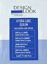 Зволожувальні рідкі кристали для сухого й крихкого волосся - Design Look Hydra Care (саше) — фото N1