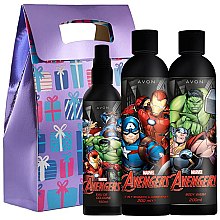 Парфумерія, косметика Avon Marvel Avengers - Набір (edt/150 ml + sh/gel/200 + sham/cond/200 ml + bag)