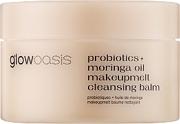 Парфумерія, косметика Очищаючий бальзам для обличчя "Пробіотики + олія морінги" - Glowoasis Probiotics + Moringa Oil Makeupmelt Cleansing Balm