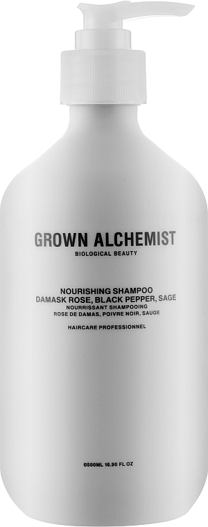 Питательный шампунь - Grown Alchemist Nourishing Shampoo 0.6 Damask Rose, Black Pepper, Sage — фото N2