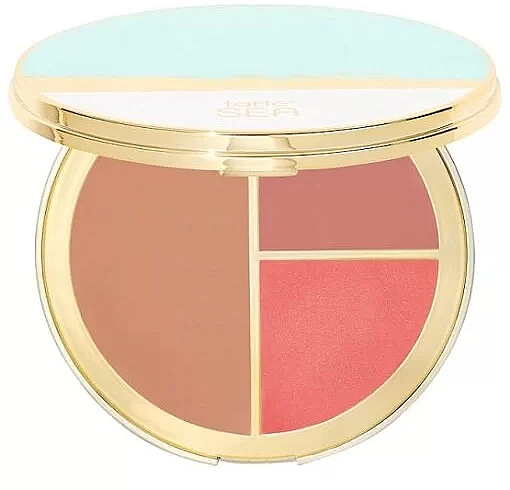 Палетка кремовых румян и бронзера - Tarte Sea Breezy Cream Blush and Bronzer Palette (тестер)