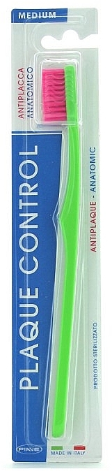 Зубная щетка "Контроль налета" средняя, салатовая - Piave Toothbrush Medium 