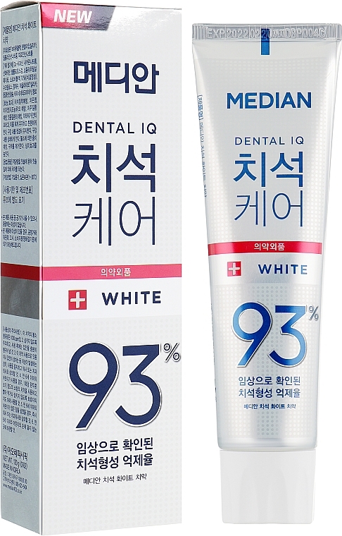 УЦЕНКА Отбеливающая зубная паста со вкусом мяты - Median Toothpaste White * — фото N1