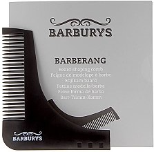 Гребень для расчесывания бороды - Barburys Barberang Beard Shaping Comb — фото N2