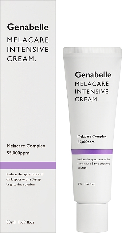 Крем для боротьби з пігментацією шкіри обличчя - Genabelle Melacare Intensive Cream  — фото N2