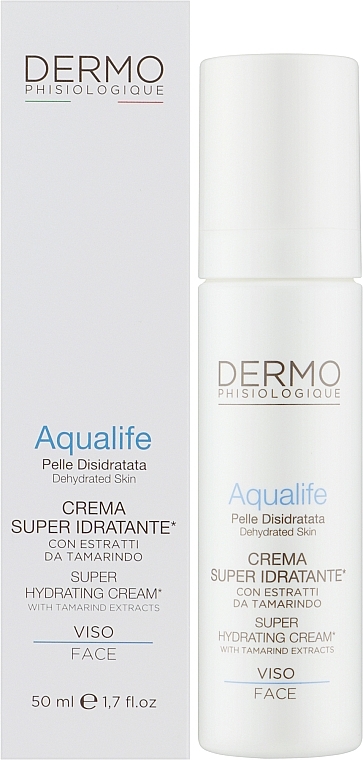 Интенсивно увлажняющий крем для лица - Dermophisiologique Aqualife Crema Viso Super Idratante — фото N2