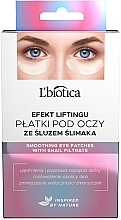 Подушечки для очей з омолоджувальним слизом равлика - L'biotica Hydrogel Eye Pads With Snail Slime Rejuvenating — фото N4