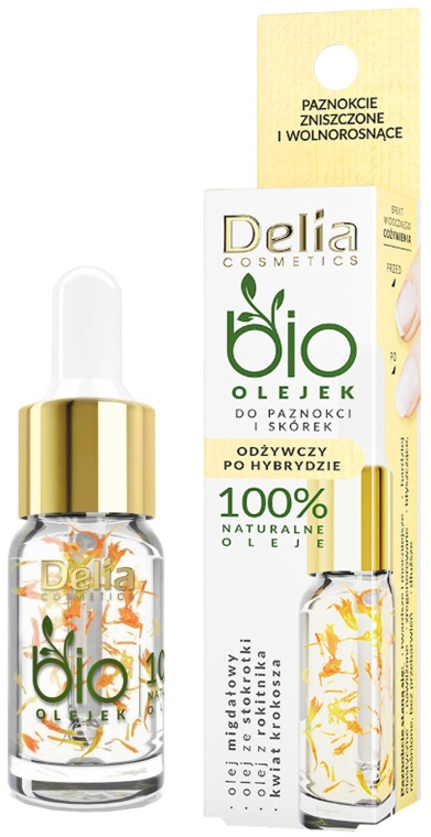 Питательное масло для ногтей и кутикулы - Delia Cosmetics Bio Nail Oil — фото N1