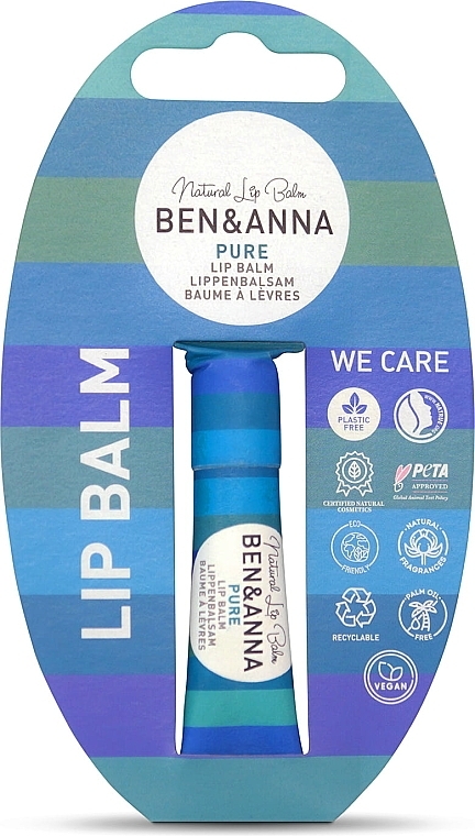 Бальзам для губ "Без аромату" - Ben & Anna Lip Balm Pure — фото N1