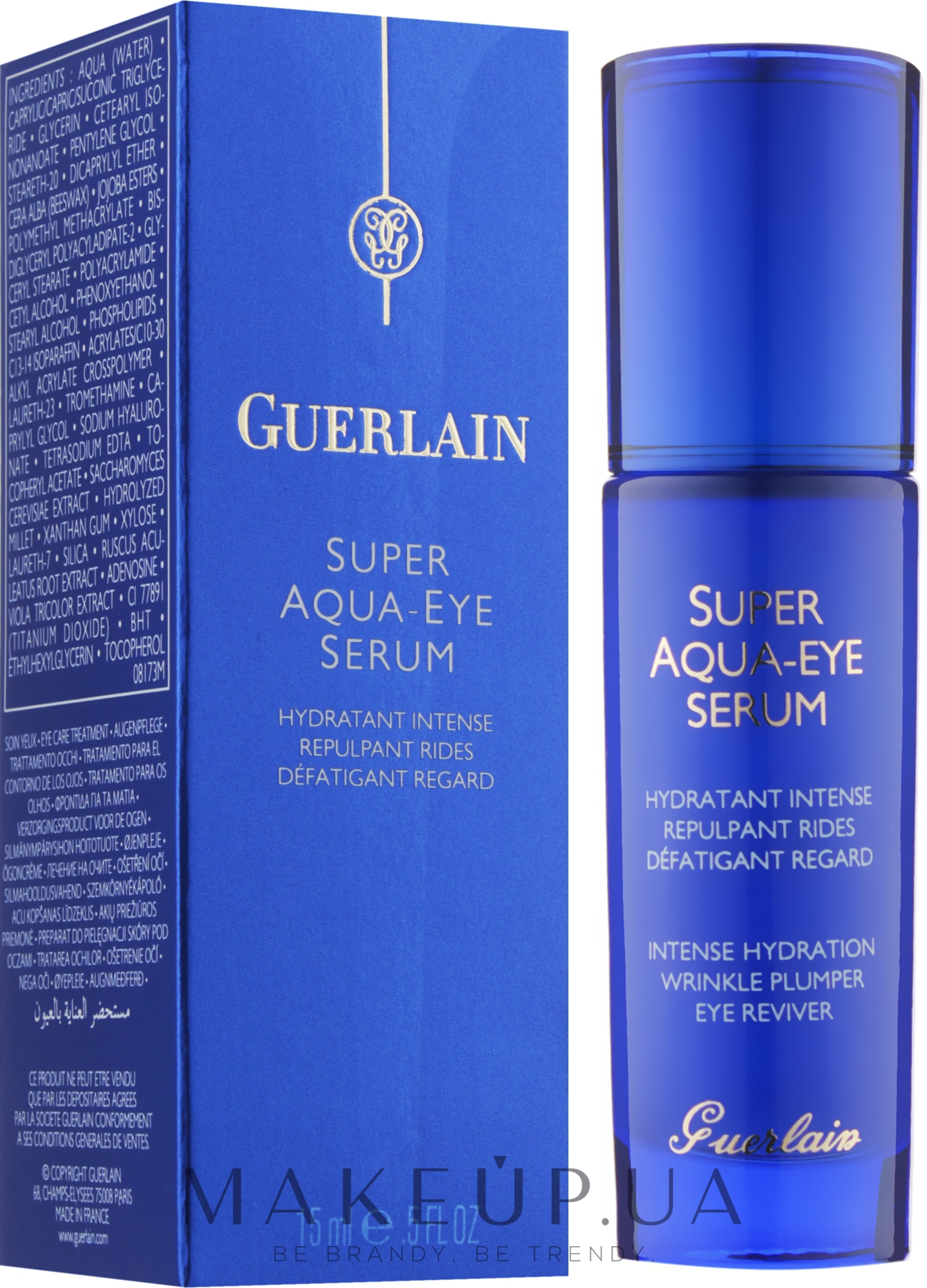 Сироватка для шкіри навколо очей - Guerlain Super Aqua-Eye Serum — фото 15ml