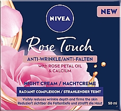 Ночной крем против морщин - NIVEA Rose Touch Anti-Wrinkle Night Cream — фото N5