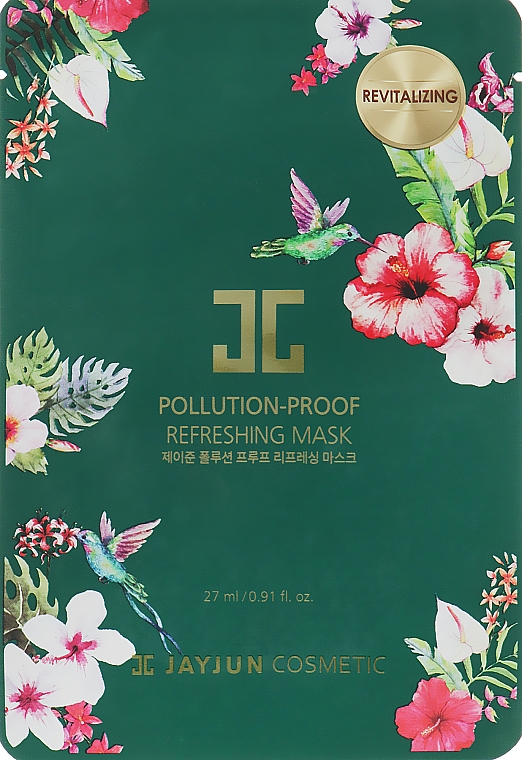 Освежающая тканевая маска для лица - Jayjun Pollution-Proof Refreshing Mask — фото N1