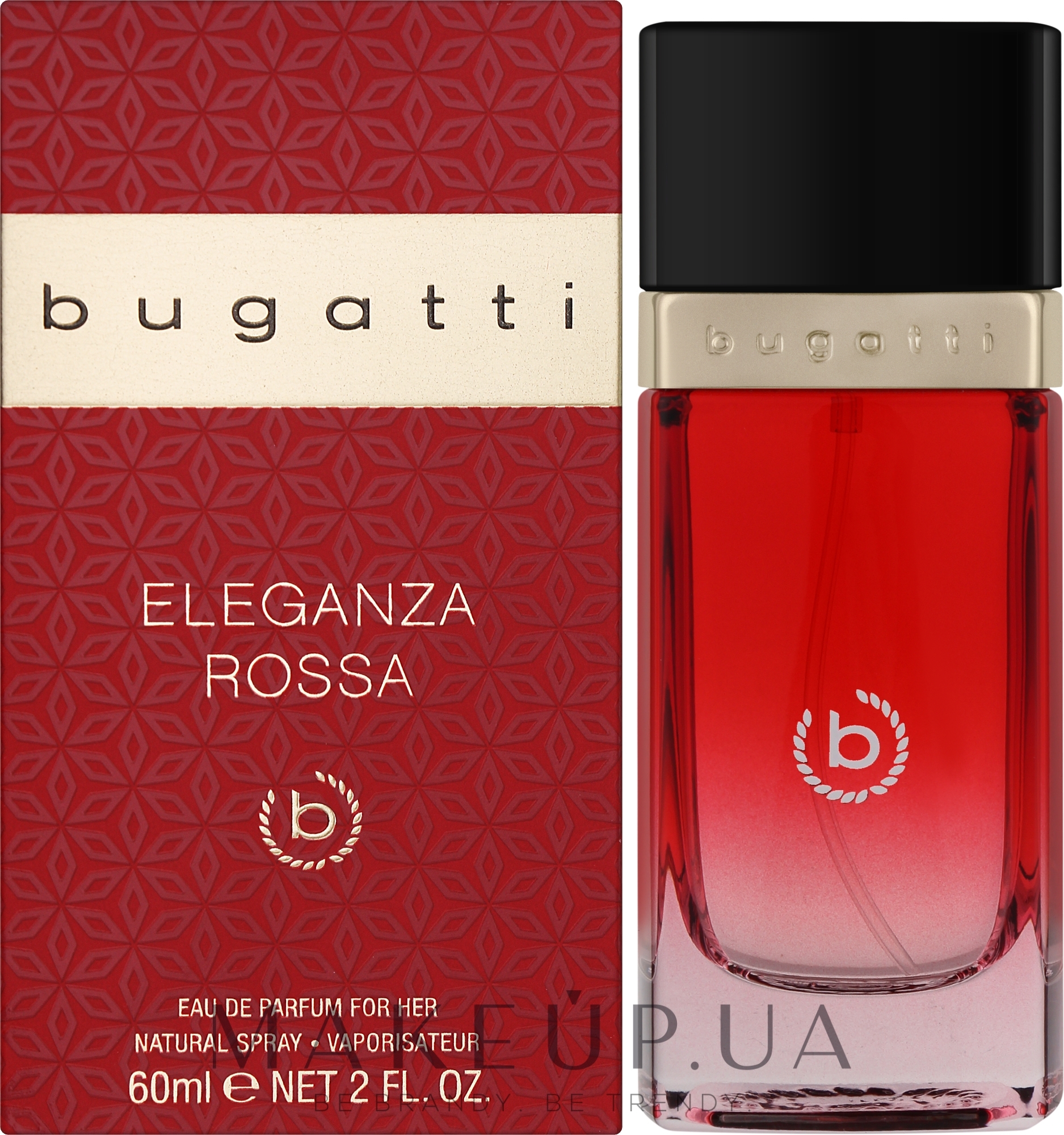Rosa найкращою вода: Bugatti купити в за Eleganza Україні Парфумована ціною -