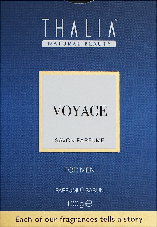 Мыло парфюмированное для мужчин "Путешествие" - Thalia Voyage Soap — фото N1
