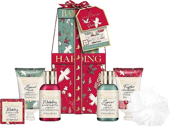 Набор, 6 продуктов - Baylis & Harding The Fuzzy Duck Winter Wonderland Luxury Pamper Present Gift Set — фото N1