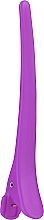 Парфумерія, косметика Затискач для волосся 11,8 см, фіолетовий - Bifull Professional