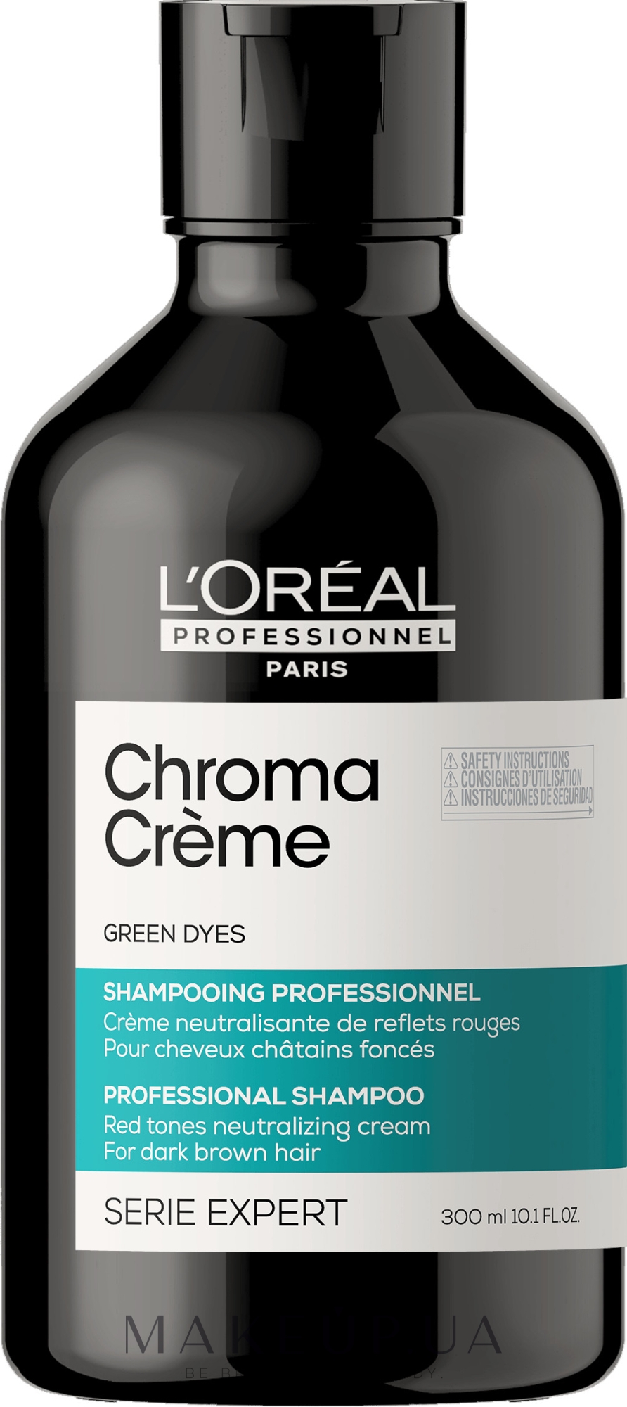 Крем-шампунь для волос с зеленым пигментом - L'Oreal Professionnel Serie Expert Chroma Creme Professional Shampoo Green Dyes — фото 300ml