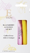 Парфумерія, косметика Набір - Eclat Skin London Mango & Blackberry Lip Balm Set (lip/balm/15ml)