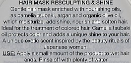 Живильна маска для волосся з арганієвою олією "Реконструкція. Сяючий ритуал" - BIOselect Naturals Hair Mask — фото N4