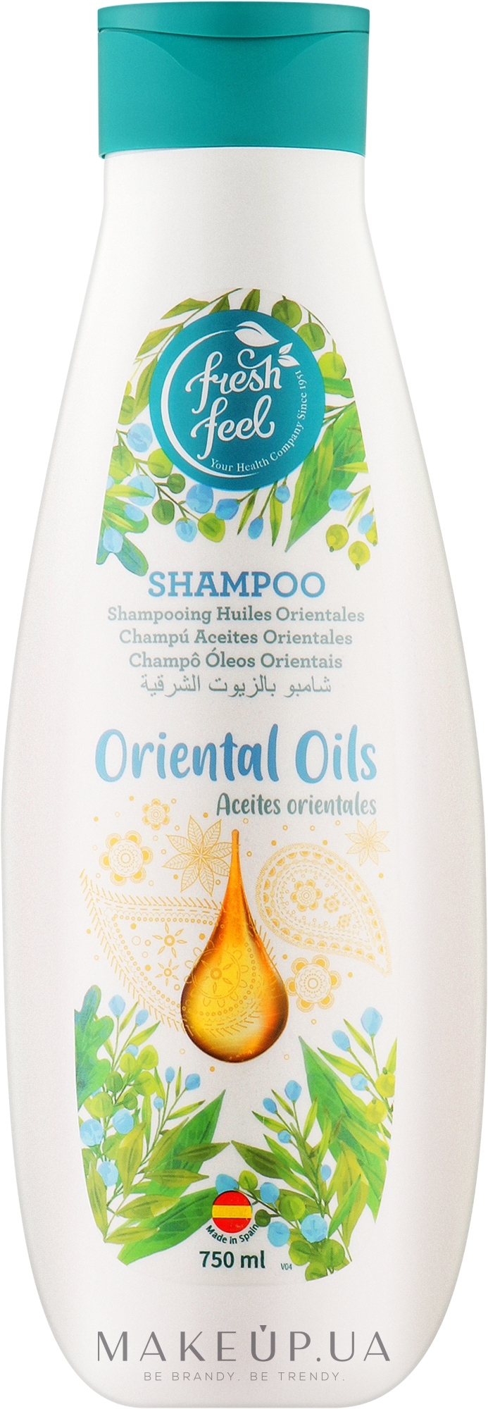 Шампунь для волос "Восточные масла" - Fresh Feel Oriental Oils Shampoo — фото 750ml