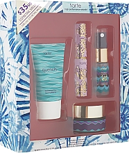 Парфумерія, косметика Набір - Tarte Cosmetics Skincare Hydration Celebration Hydrating Set (lip/balm/2/8g + primer/15ml + gel/cr/15ml + mist/7ml)