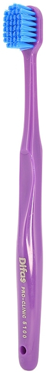 Зубная щетка "Ultra Soft", фиолетовая + синяя - Difas Pro-Clinic 5100  — фото N2